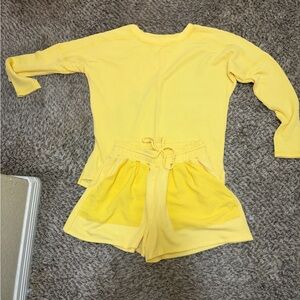 Yellow Women's Lounge Set